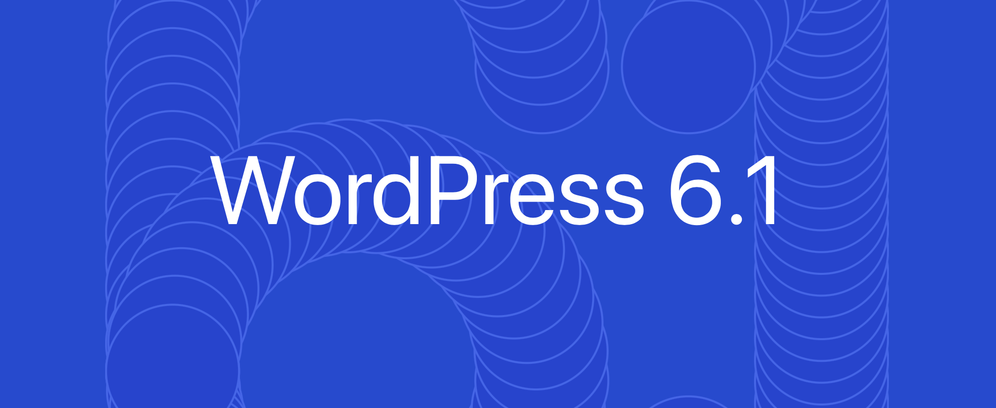 WordPress 6.1 has released