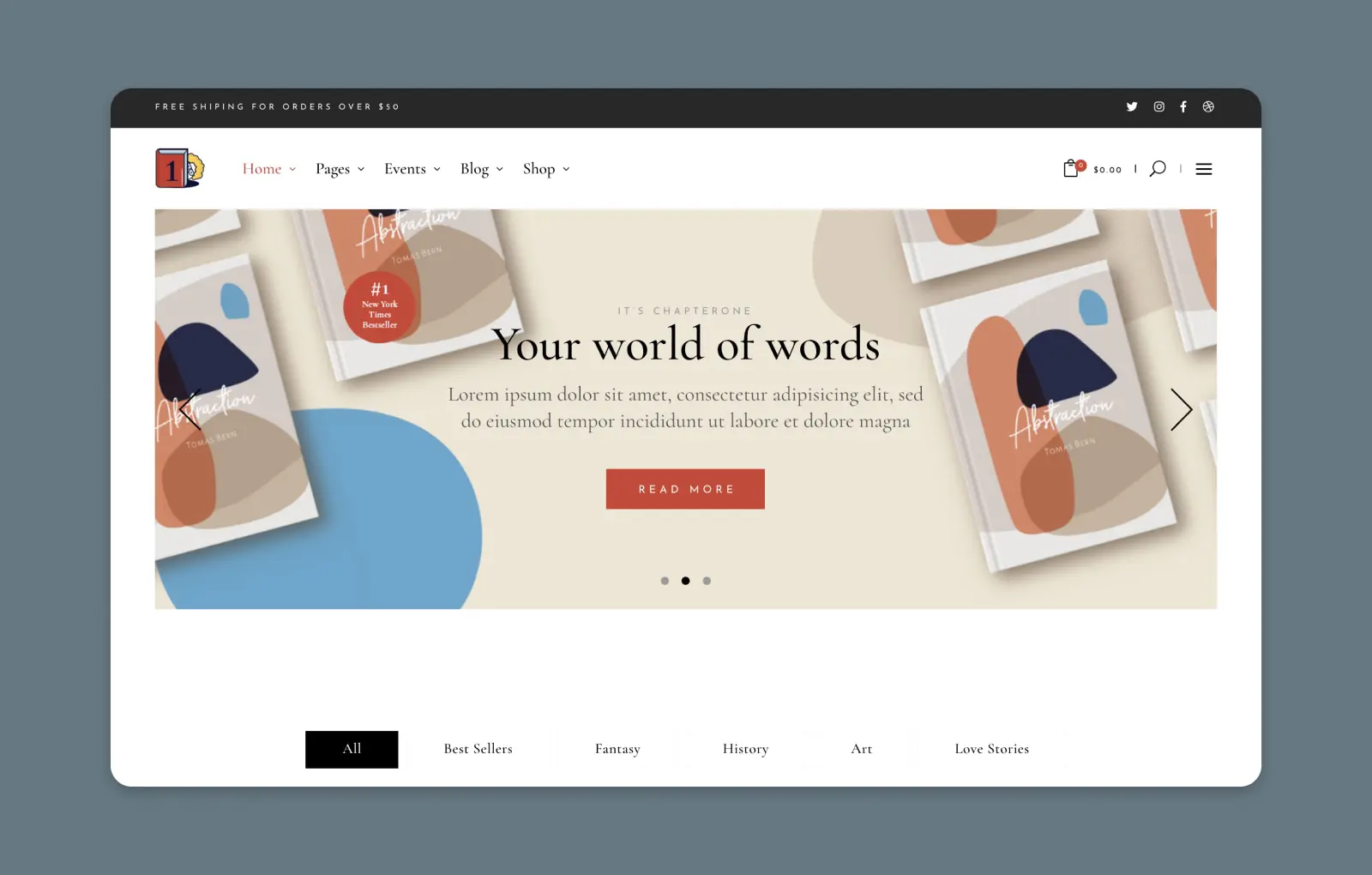 Best WordPress Themes for Authors - DreamHost