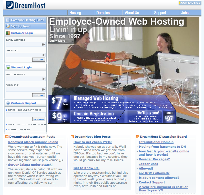 dreamhost.com 2006