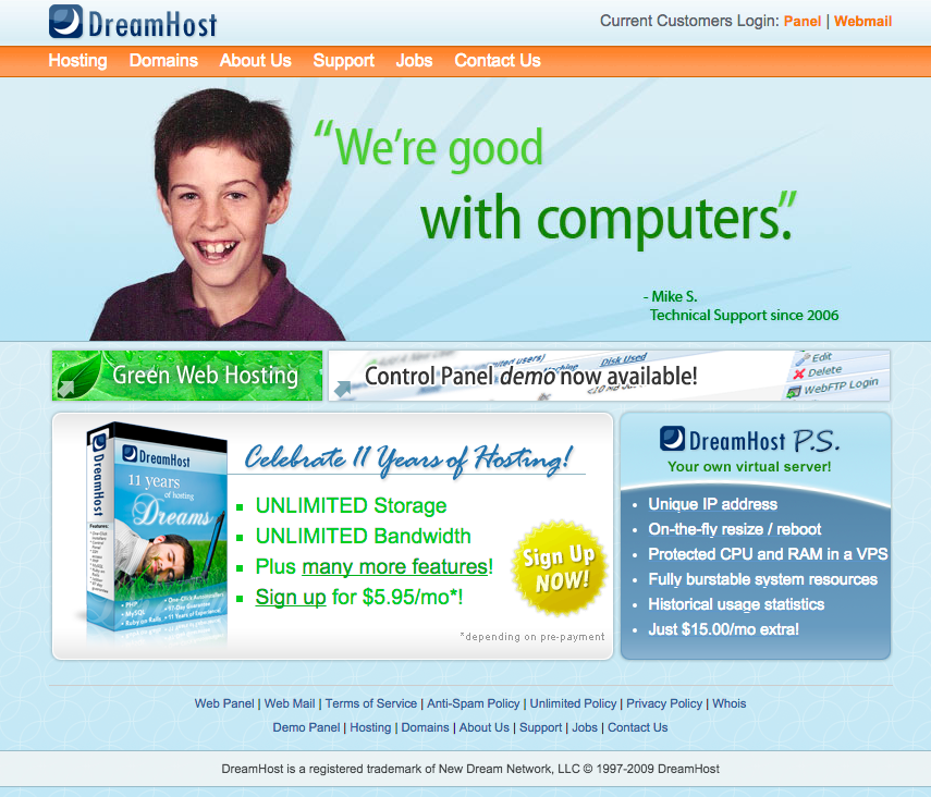 dreamhost.com 2009