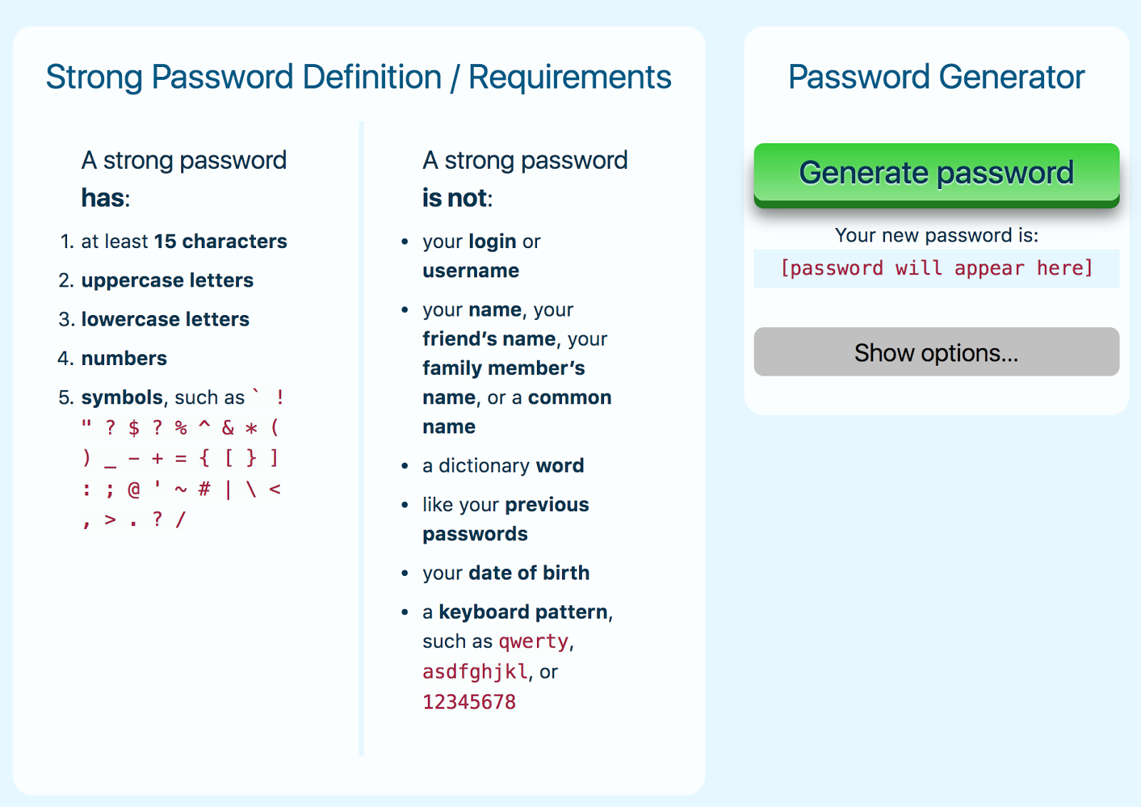 plugin strong password generator