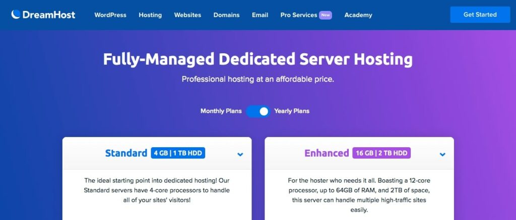 VPS vs. Dedicated Hosting - DreamHost