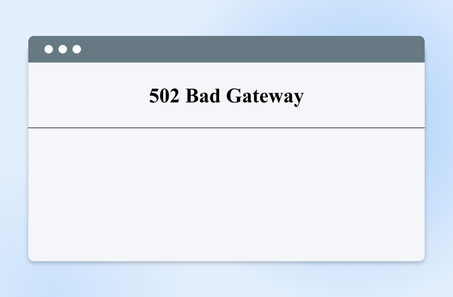 Qué Es Un Error <b>502</b> Bad Gateway? 