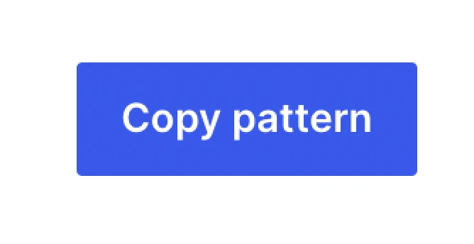 A blue button reads 'Copy pattern'
