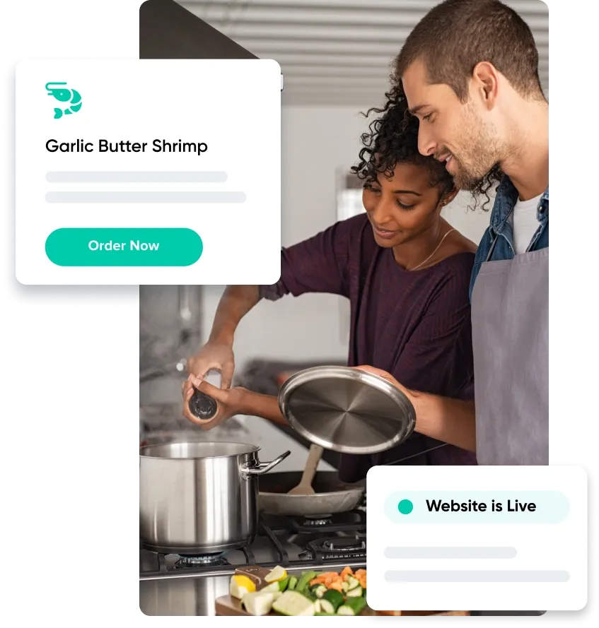 Garlic Butter Shrimp website